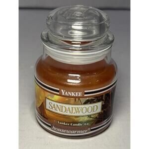 YANKEE CANDLE 3.7 oz. SANDALWOOD House Warmer NEVER BURNED Rare HTF